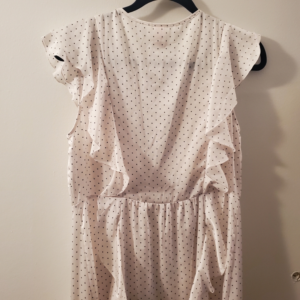Victoria's Secret | Ivory Dot Ruffle Robe - Medium - Picture 7 of 10
